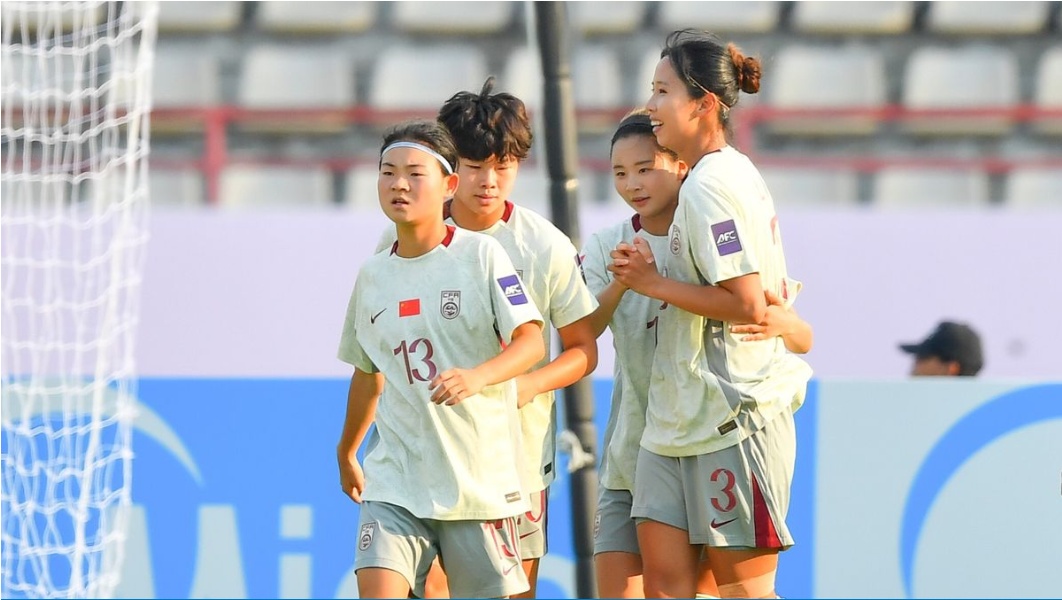 两连胜!U20女足亚洲杯中国队2∶0战胜孟加拉国队 两连胜!U20女足亚洲杯中国队2∶0战胜孟加拉国队