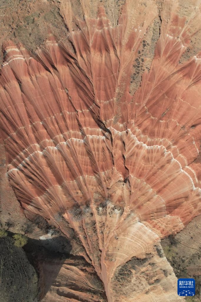 航拍甘肃东乡“羊肉卷”地貌 航拍甘肃东乡“羊肉卷”地貌