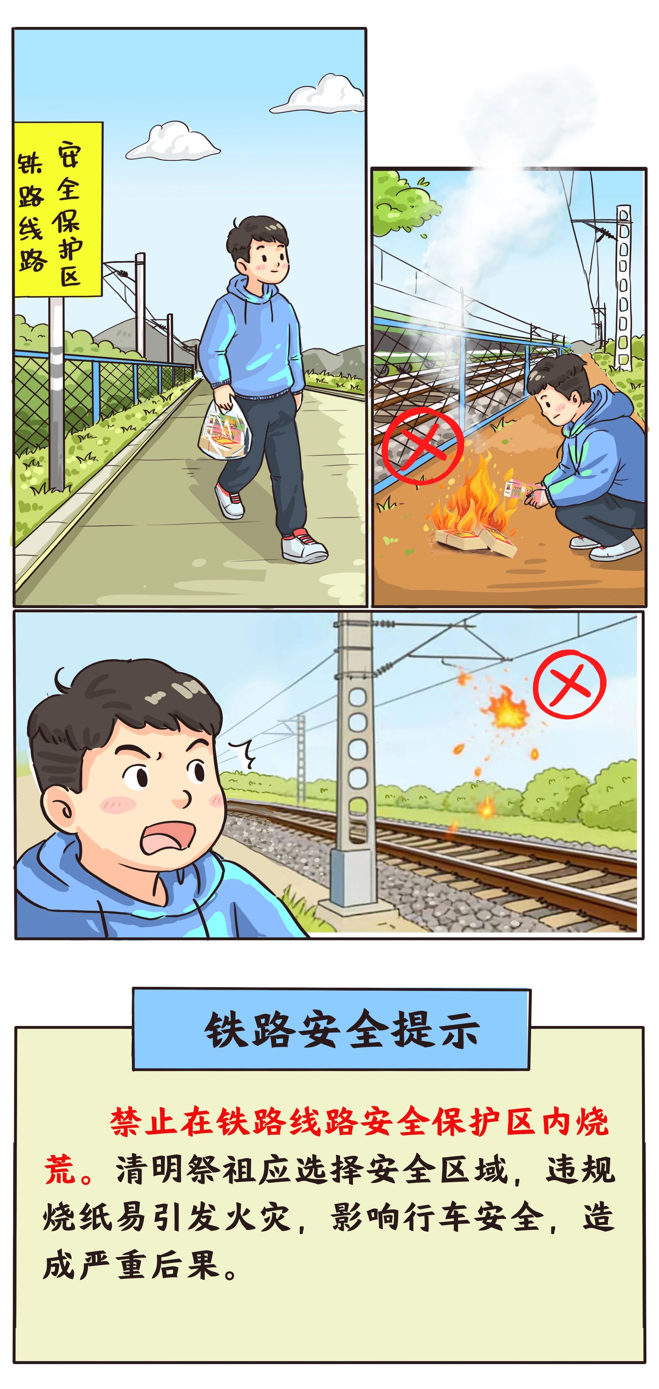 安全提示!铁路沿线 这些行为不要做 安全提示!铁路沿线 这些行为不要做