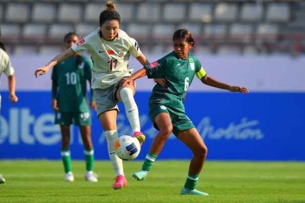 两连胜!U20女足亚洲杯中国队2∶0战胜孟加拉国队 两连胜!U20女足亚洲杯中国队2∶0战胜孟加拉国队