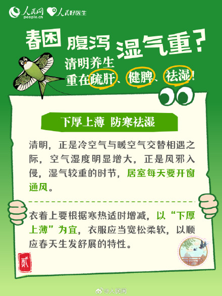 春困、腹泻、湿气重？清明养生重在疏肝健脾祛湿
