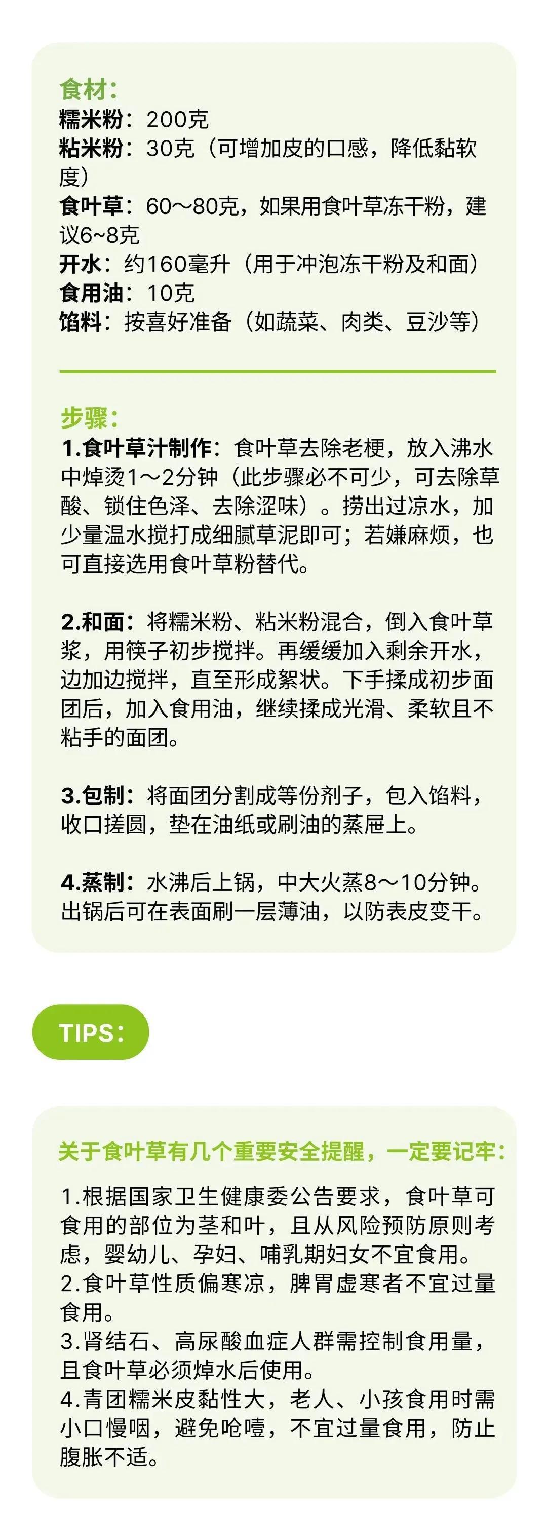 清明食青团，健康享春意 | 时令节气与健康