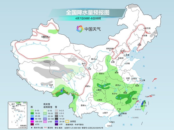 南方降雨再度增多局地或现暴雨 北方迎显著降温东北雨雪持续 南方降雨再度增多局地或现暴雨 北方迎显著降温东北雨雪持续