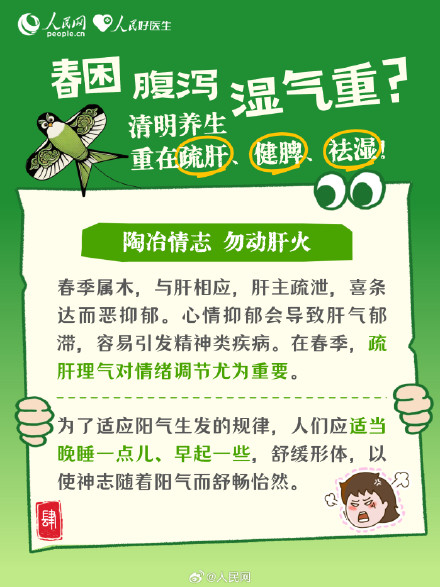春困、腹泻、湿气重？清明养生重在疏肝健脾祛湿