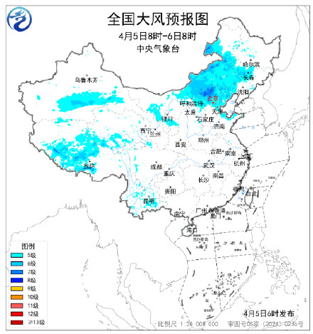 大风大雾双预警！内蒙古局地阵风10级以上，安徽江西等地有强浓雾