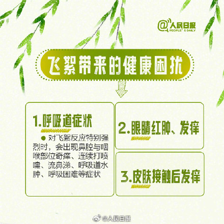 转发提醒易过敏的TA！飞絮过敏怎么办