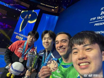 王楚钦夺冠后说下个赛场见