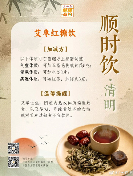 湿气重易犯困推荐一款养生茶｜艾枣红糖饮