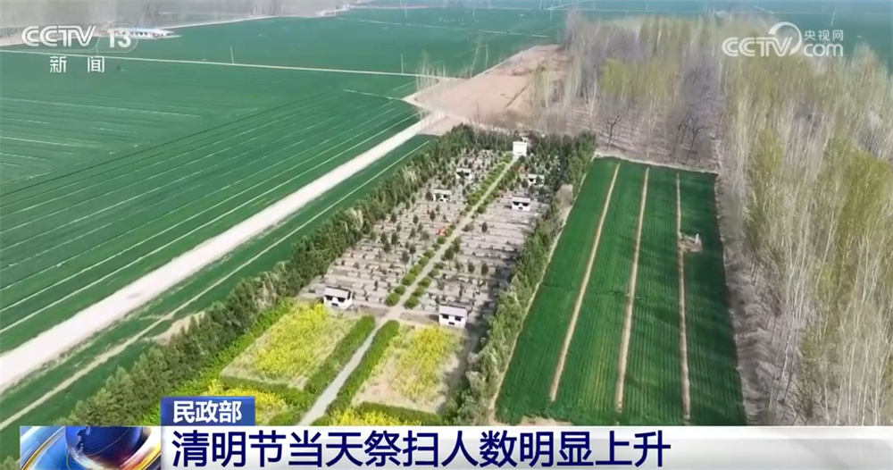 清明节当天祭扫人数明显上升 各地祭扫活动平稳有序