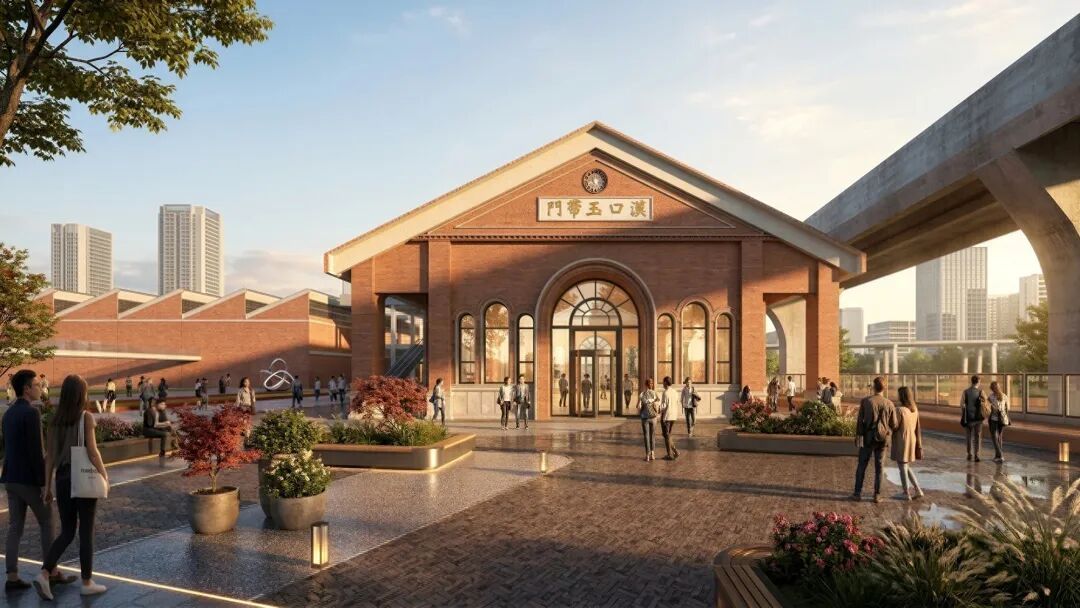 武汉拟重建汉口一火车站