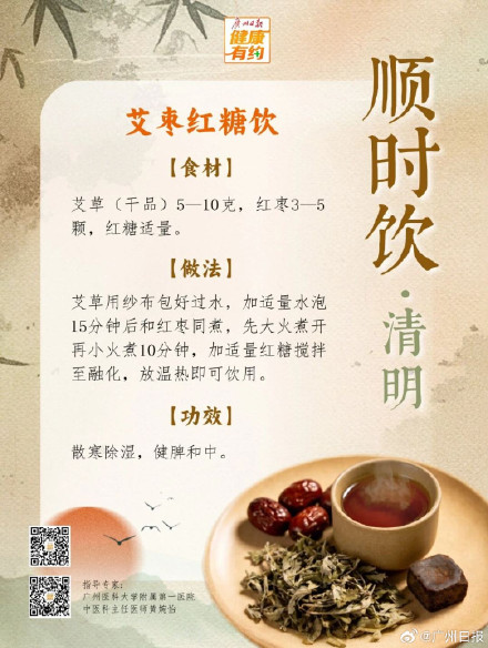 湿气重易犯困推荐一款养生茶｜艾枣红糖饮