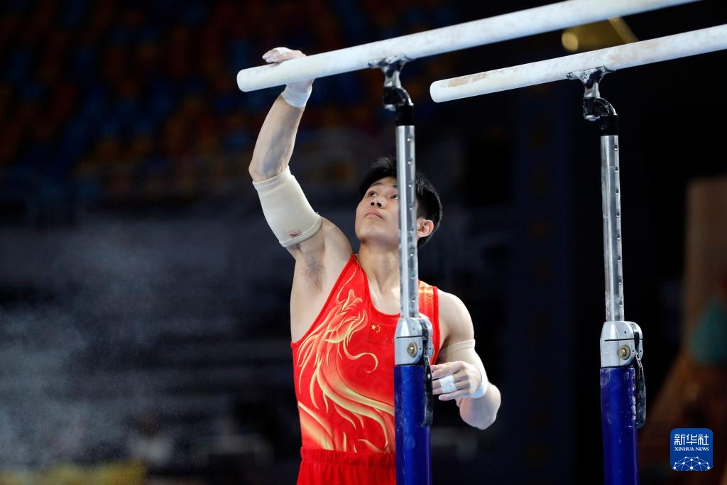 体操世界杯开罗站：刘洋获男子双杠冠军