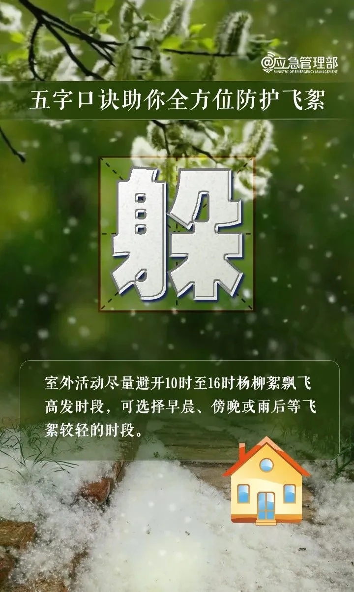 飞絮时节到这些防火知识要记牢