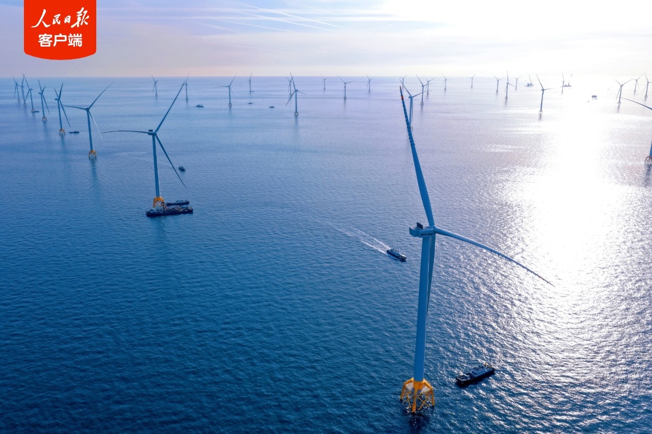 我国水深最深海上风电项目全容量并网发电 我国水深最深海上风电项目全容量并网发电