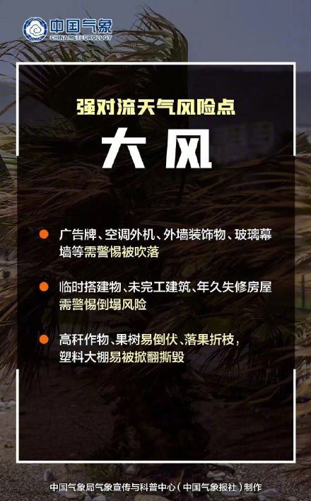 注意防范！湖北安徽暴雨强对流来了