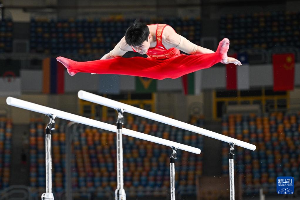 体操世界杯开罗站：刘洋获男子双杠冠军