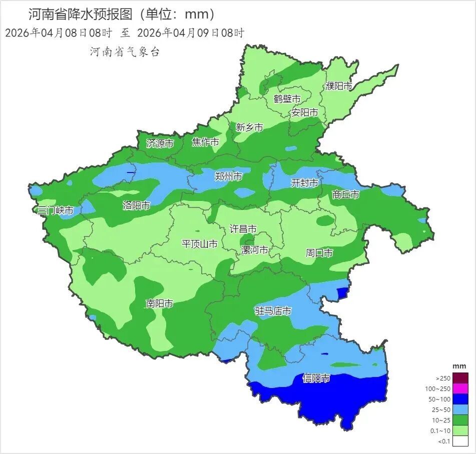 中雨！大雨！暴雨！今天河南全省大部有雨，这5个地方雨最大→