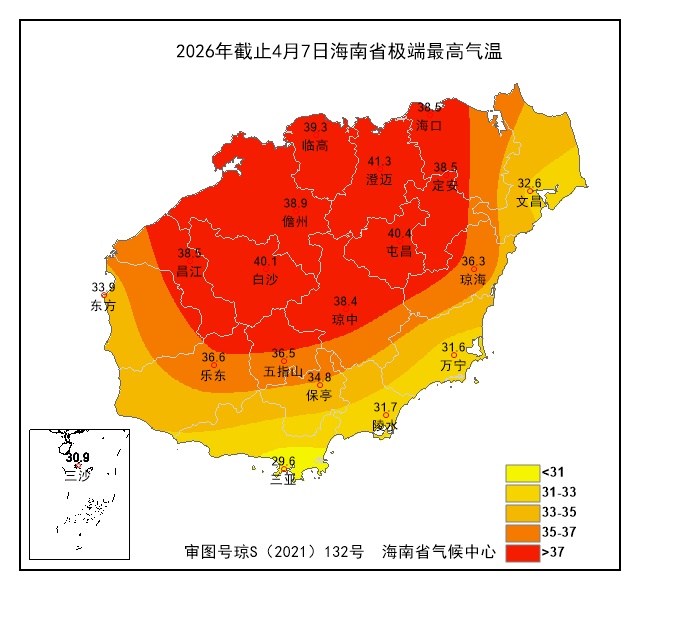 预警升级！海南发布高温三级预警