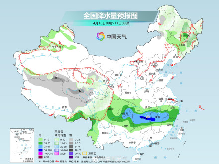南方主雨带明显北抬 长江中下游多地有强降雨伴强对流