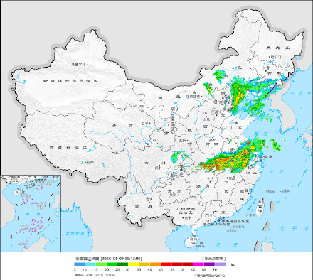 雷雨夜袭湖北等地 暴雨强对流大风预警生效中