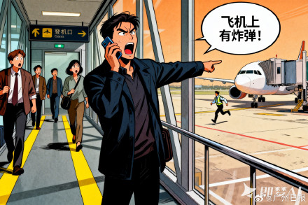 男子因妻女误机报警谎称飞机上有炸弹：最终被判有期徒刑1年