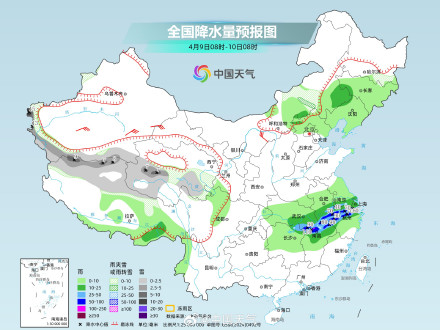 江南多地有暴雨伴强对流 江西湖南安徽等地有暴雨大暴雨