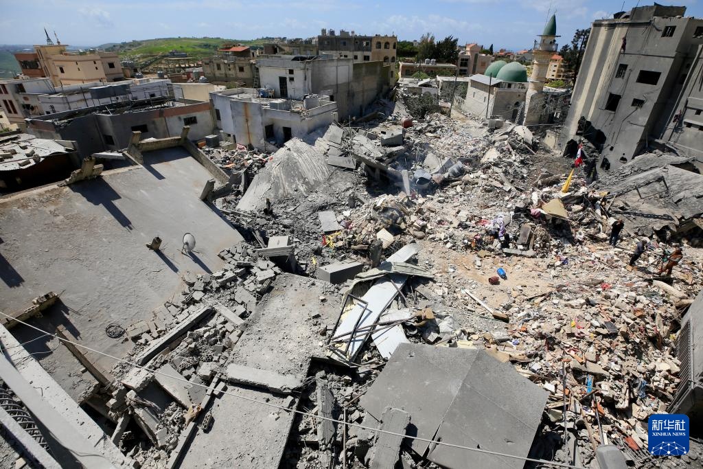 黎巴嫩兹拉里耶：以色列空袭后的废墟