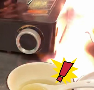 惊险!广东一女子在餐厅用餐时,卡式炉连续两次爆燃 惊险!广东一女子在餐厅用餐时,卡式炉连续两次爆燃