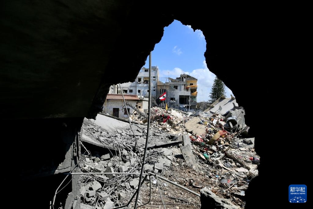 黎巴嫩兹拉里耶：以色列空袭后的废墟