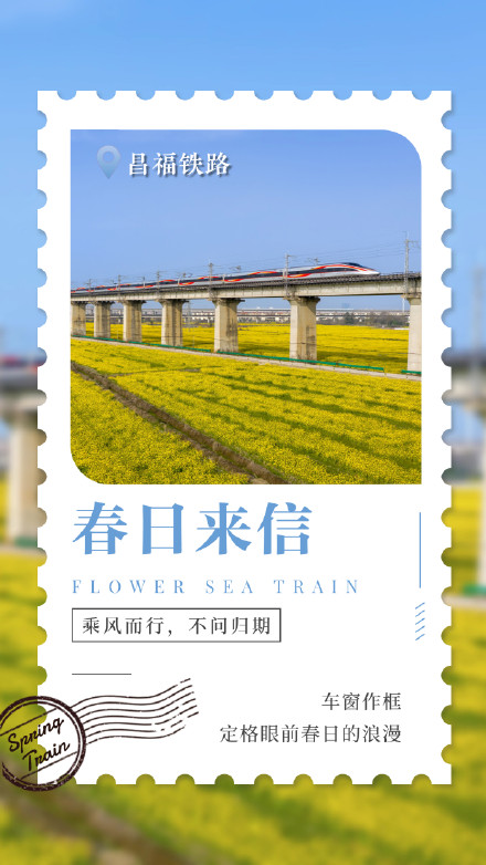 收藏！花海列车来信了