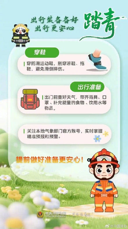 转发！踏青出发前先看完这组图
