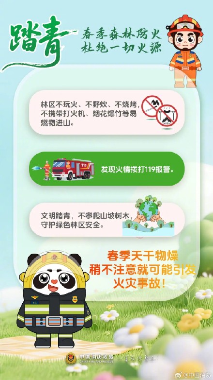 转发！踏青出发前先看完这组图