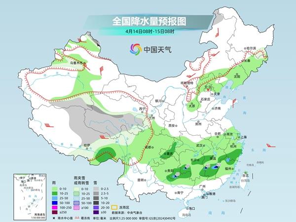 未来三天江南维持多雨模式 华南炎热不减多地气温或破纪录