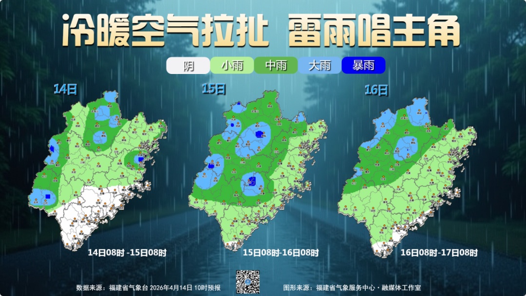 福州冰雹橙色预警！还有雷雨大风！晚上出门的注意