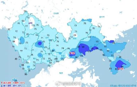 深圳降雨降温要来了