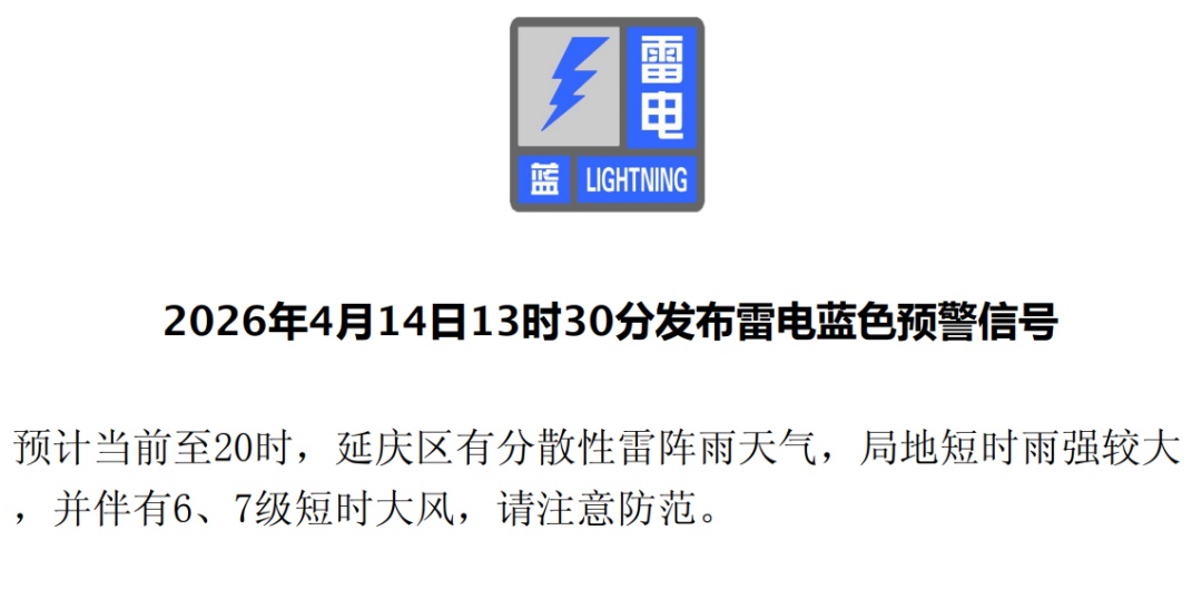 北京四区发布雷电蓝色预警!紧接着,还有分散降雨 北京四区发布雷电蓝色预警!紧接着,还有分散降雨