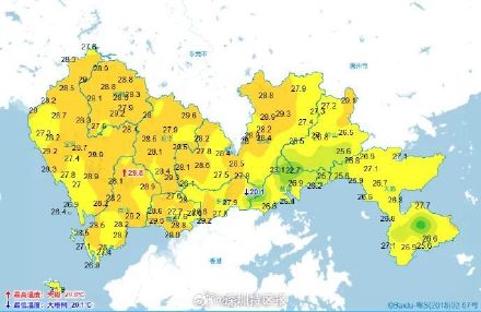 深圳降雨降温要来了
