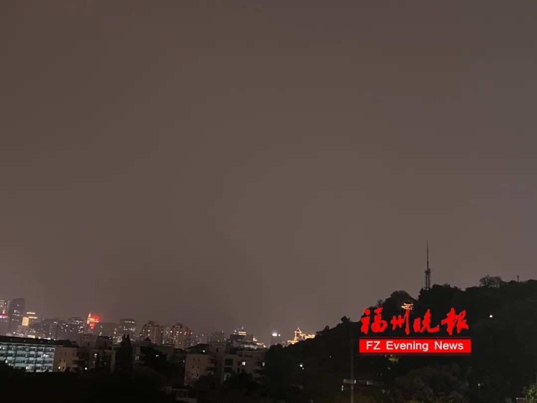 福州冰雹橙色预警！还有雷雨大风！晚上出门的注意