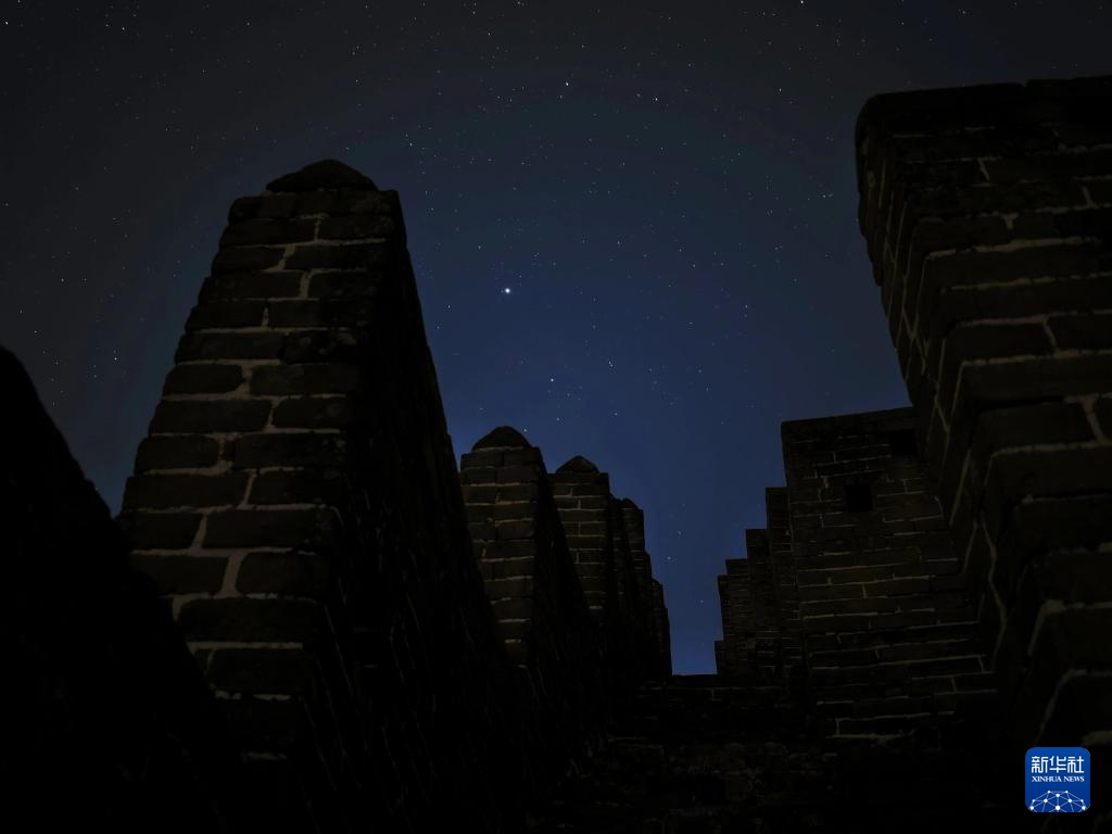金山岭长城的星空 金山岭长城的星空