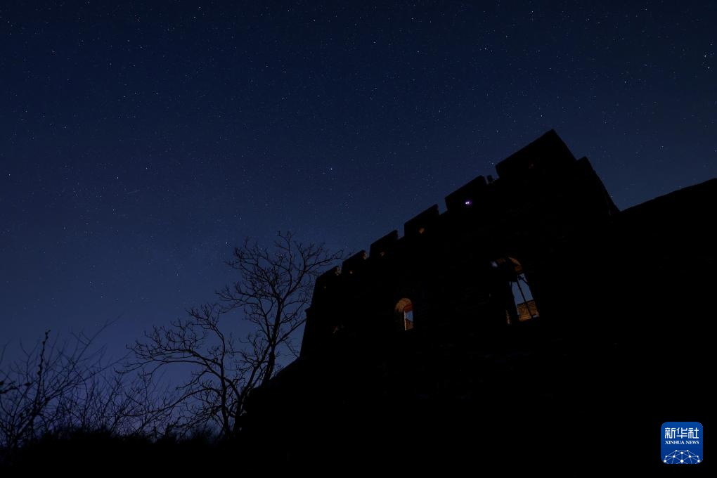 金山岭长城的星空 金山岭长城的星空