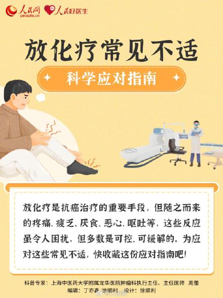转需！放化疗常见不适科学应对指南