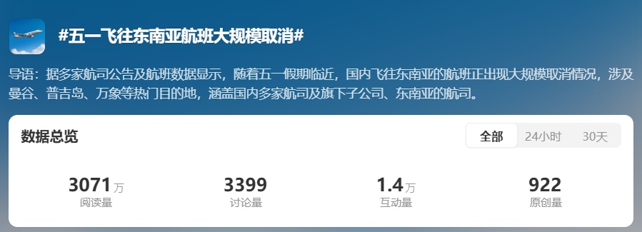 火车、飞机、租车→“五一”假期出行必看