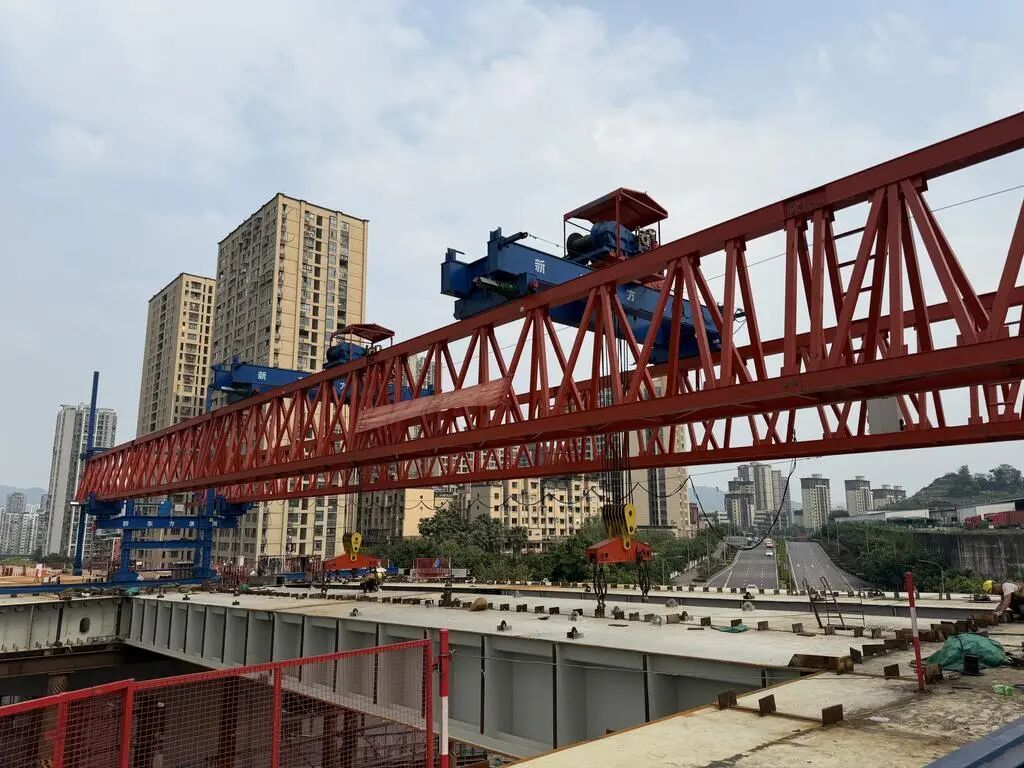 全速冲刺!重庆李家沱复线桥南引道项目离通车更近一步 全速冲刺!重庆李家沱复线桥南引道项目离通车更近一步