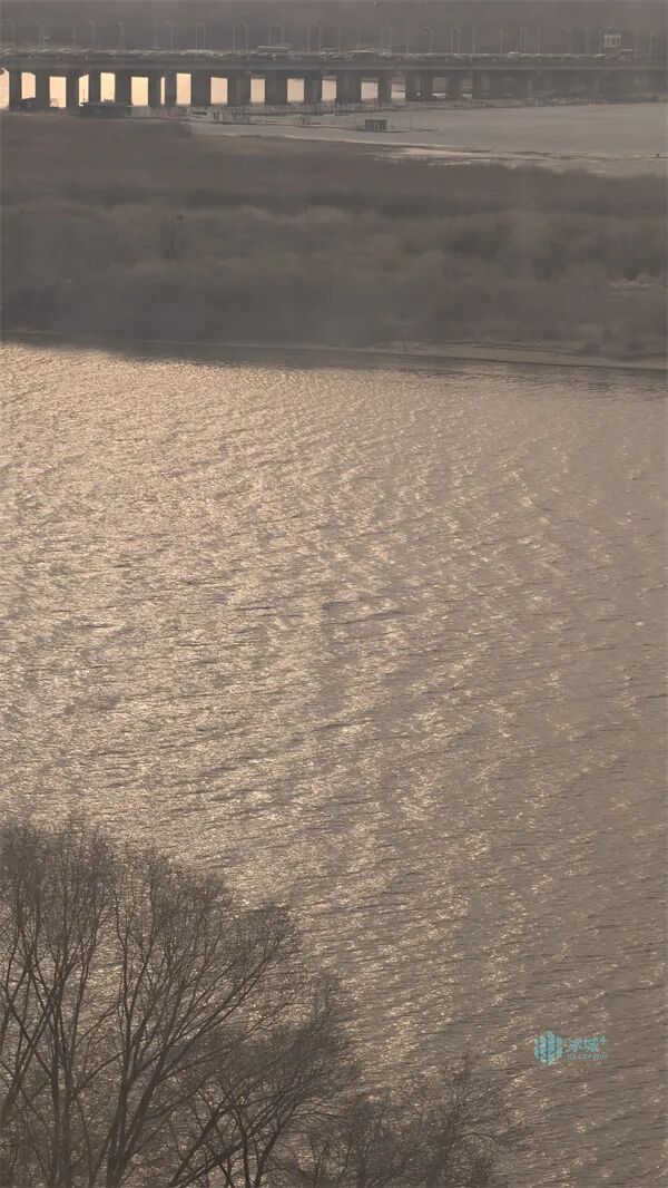 春风送暖，松花江现“倒流”奇观