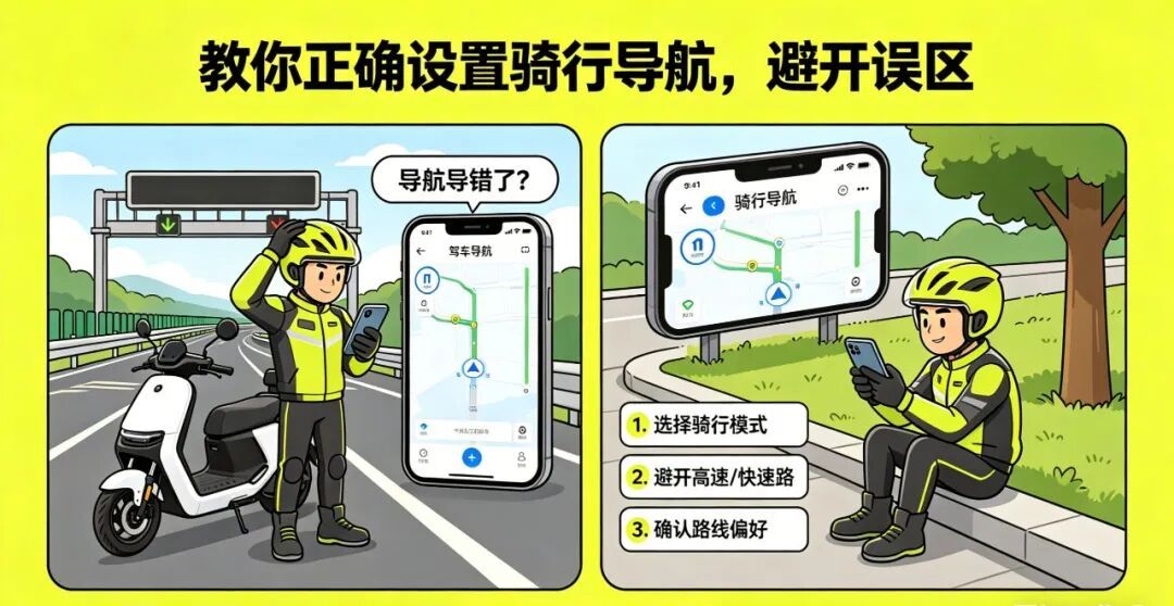 谁的错？山西一男子跟着导航骑电动车，结果导上高速被交警拦下…