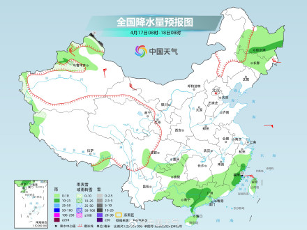 带伞!北方地区降雨时间表 带伞!北方地区降雨时间表