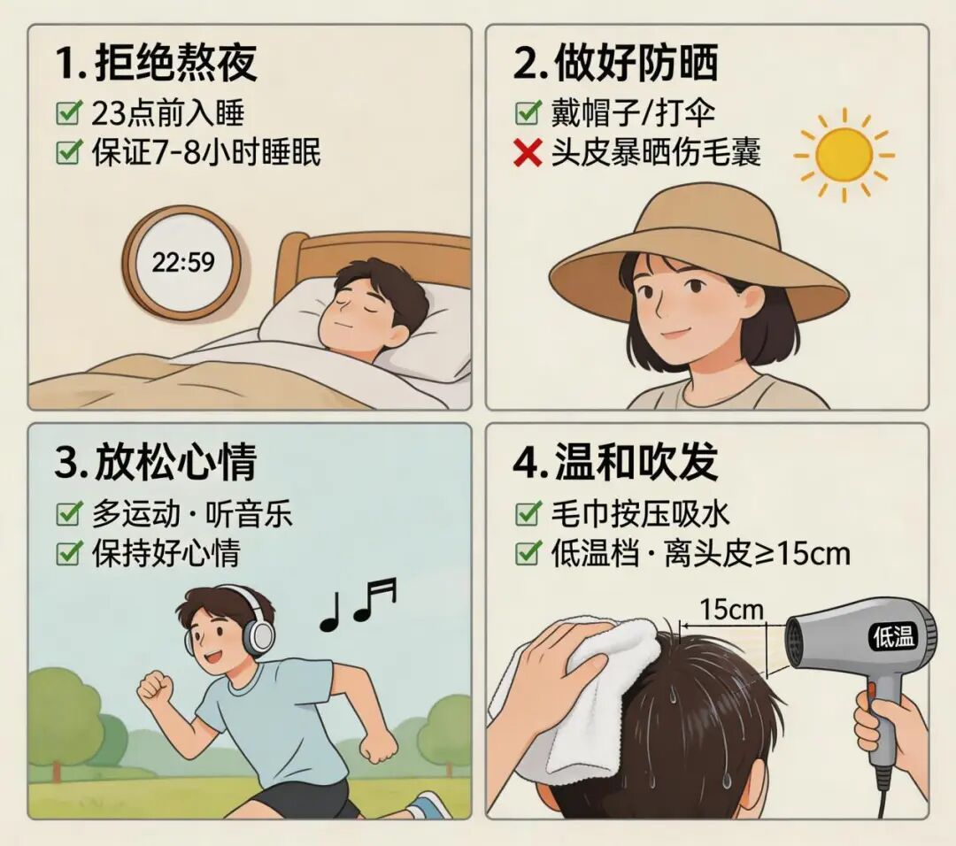 转发给你身边总说“头发要掉光了”的朋友