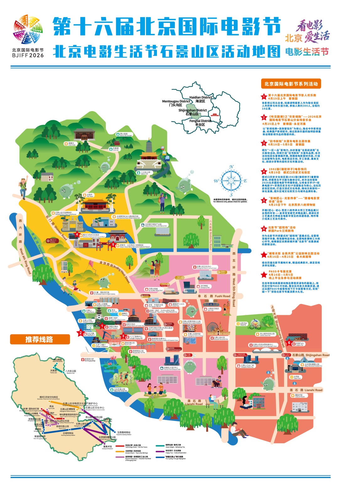 北影节今天开幕，全城处处电影节！送您北影节活动指南地图