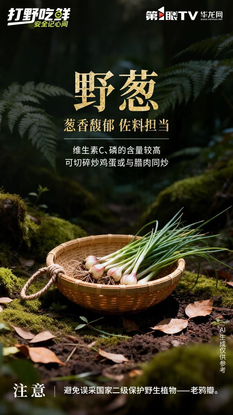 重庆版春菜“打野”安全指南，请收好