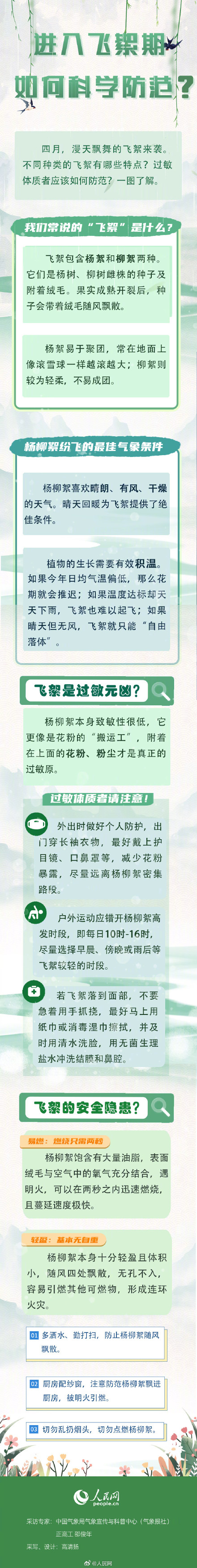 进入飞絮期如何科学防范？